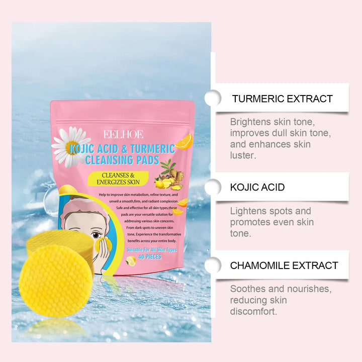 Turmeric Kojic Acid Cleansing Pads